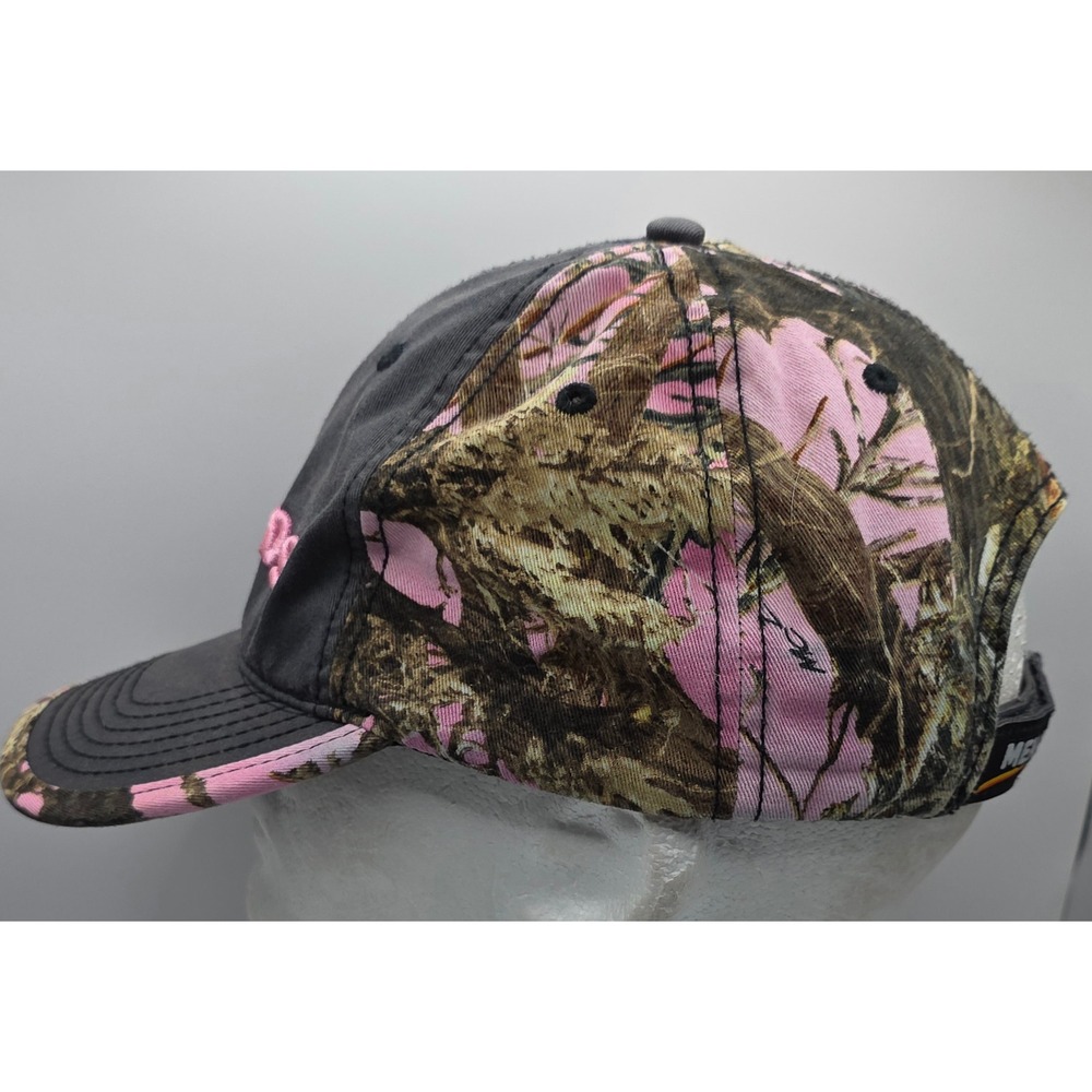 Menards Pink Camo Hat Cap Women's Logo Strapback Camouflage - Picture 2 of 9
